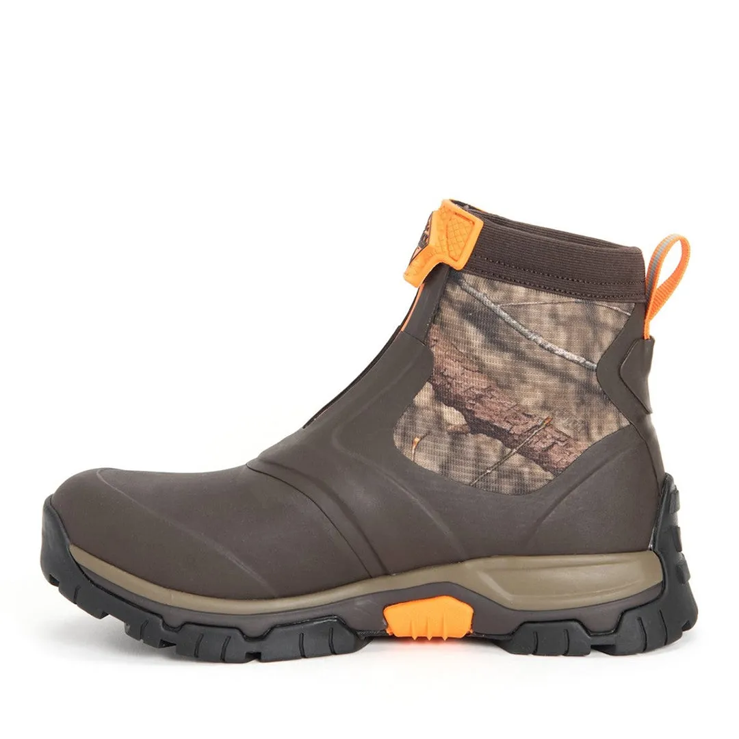 Apex Zip Short Boots - Brown/Mossy Oak Camo by Muckboot