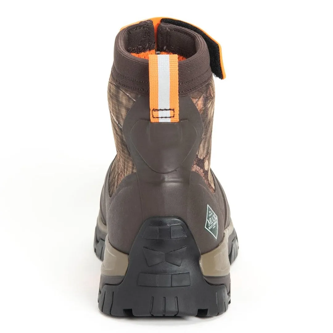 Apex Zip Short Boots - Brown/Mossy Oak Camo by Muckboot