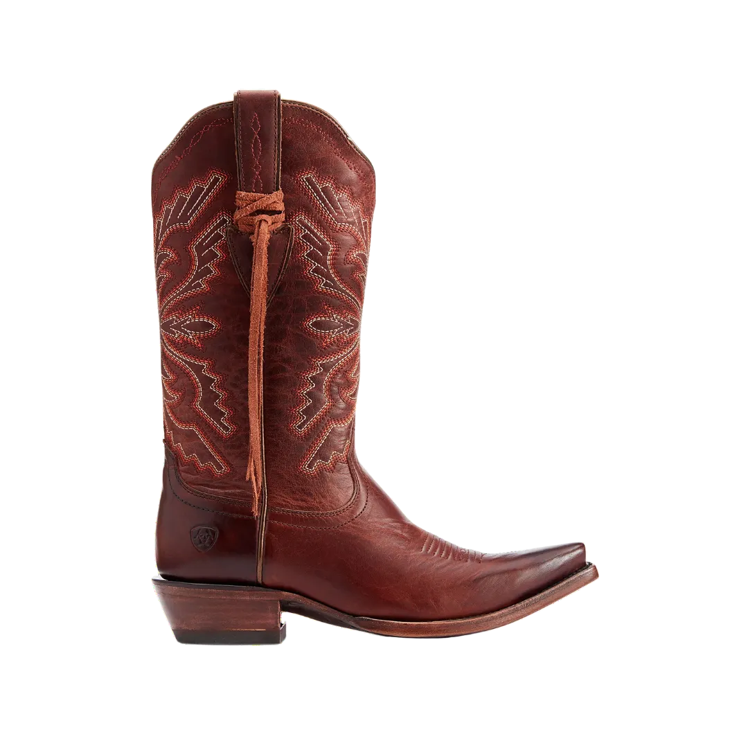 Ariat Women's Martina Love Song Brown Snip Toe Western Boots