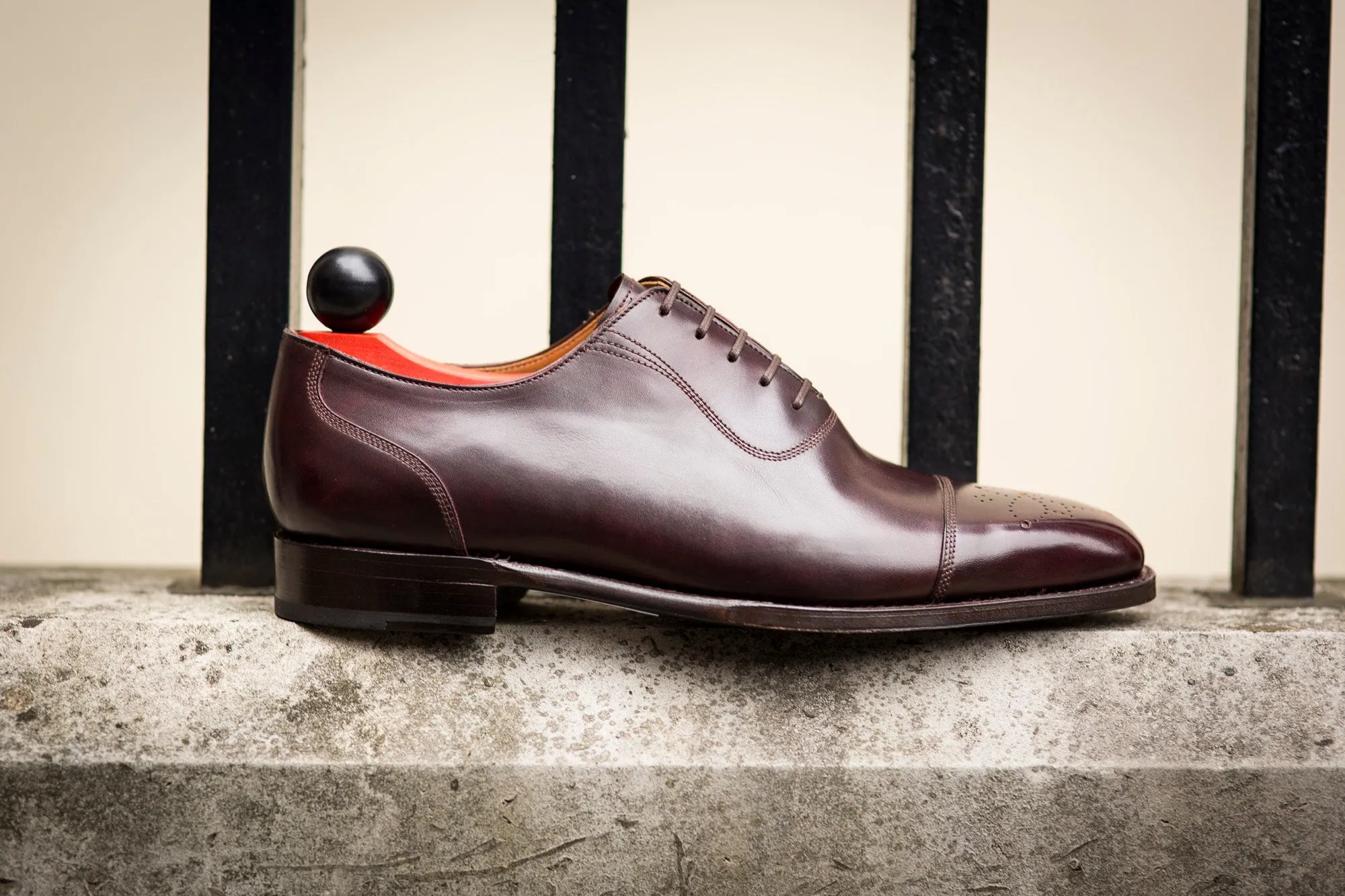 Auburn - MTO - Plum Museum Calf - LPB Last - Single Leather Sole