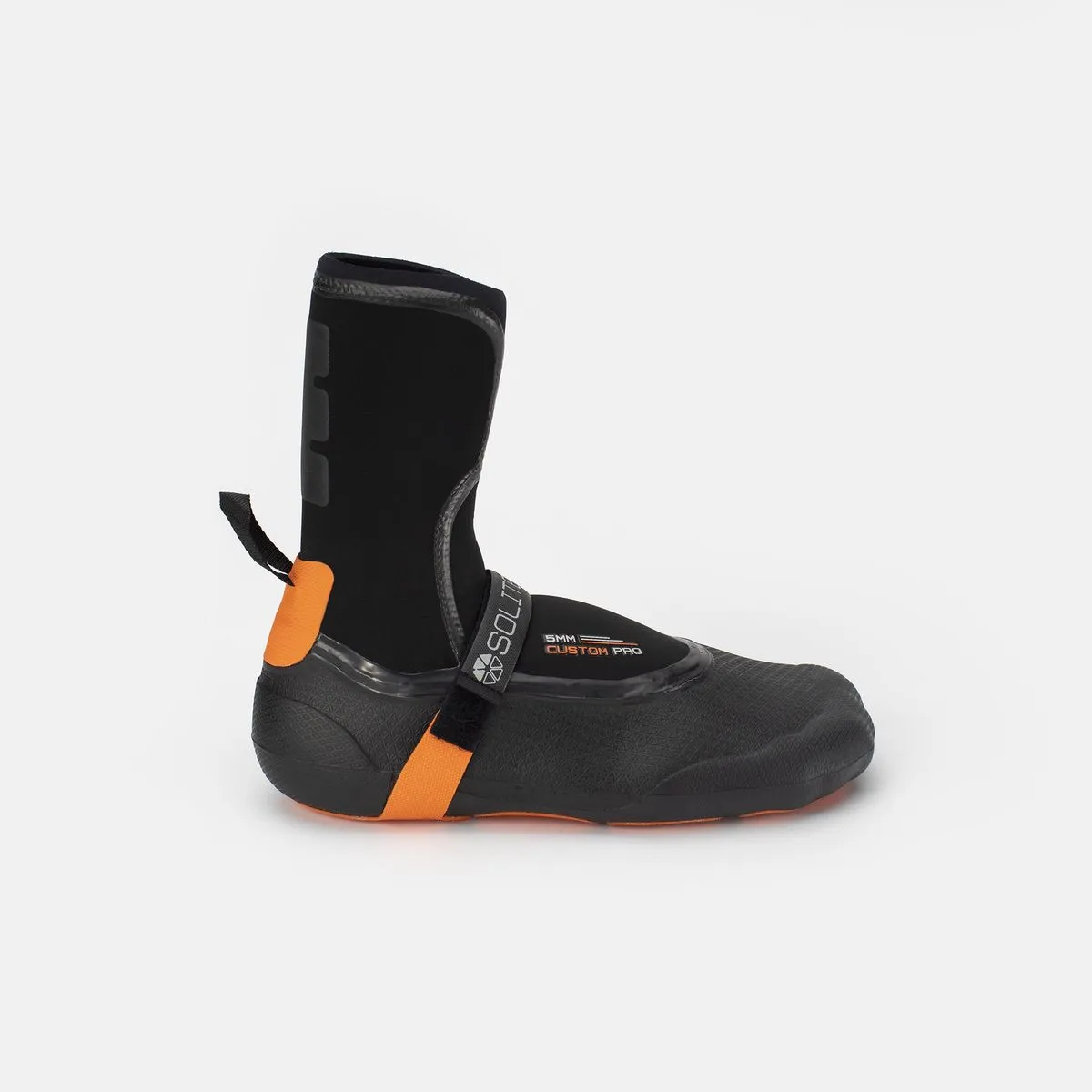 Booties 5mm SOLITE Custom Pro (Black/Orange) - Includes Heat Booster Socks