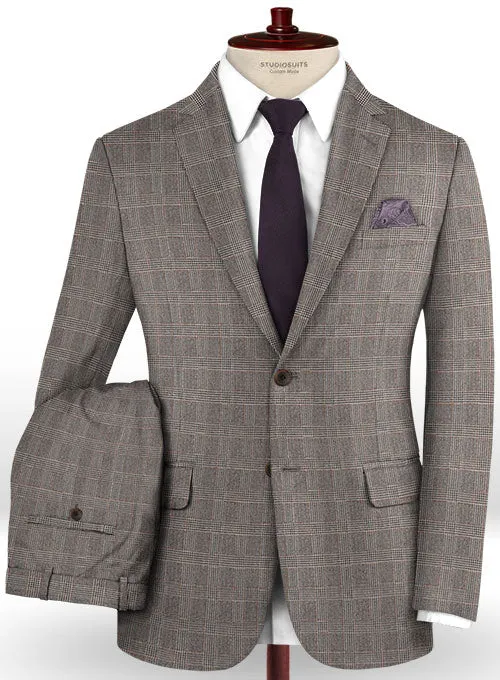 Caccioppoli Dapper Dandy Aronio Gray Wool Suit