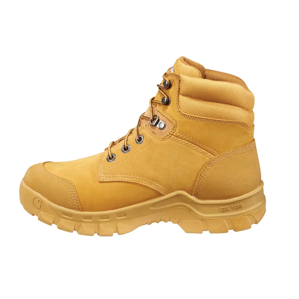 Carhartt Men's Rugged Flex 6" Plain Toe Work Boots - Wheat