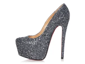 Christian Louboutin Blue Khol Daffodile Spotlight 160 Pumps