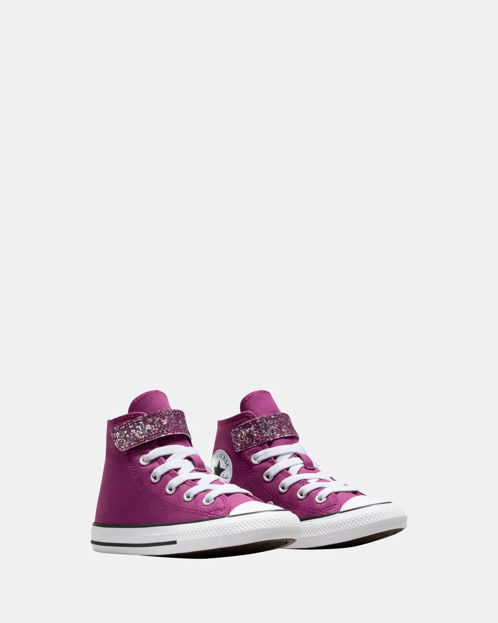 Chuck Taylor All Star 1v Hi Shimmer Youth Quantum Violet/White