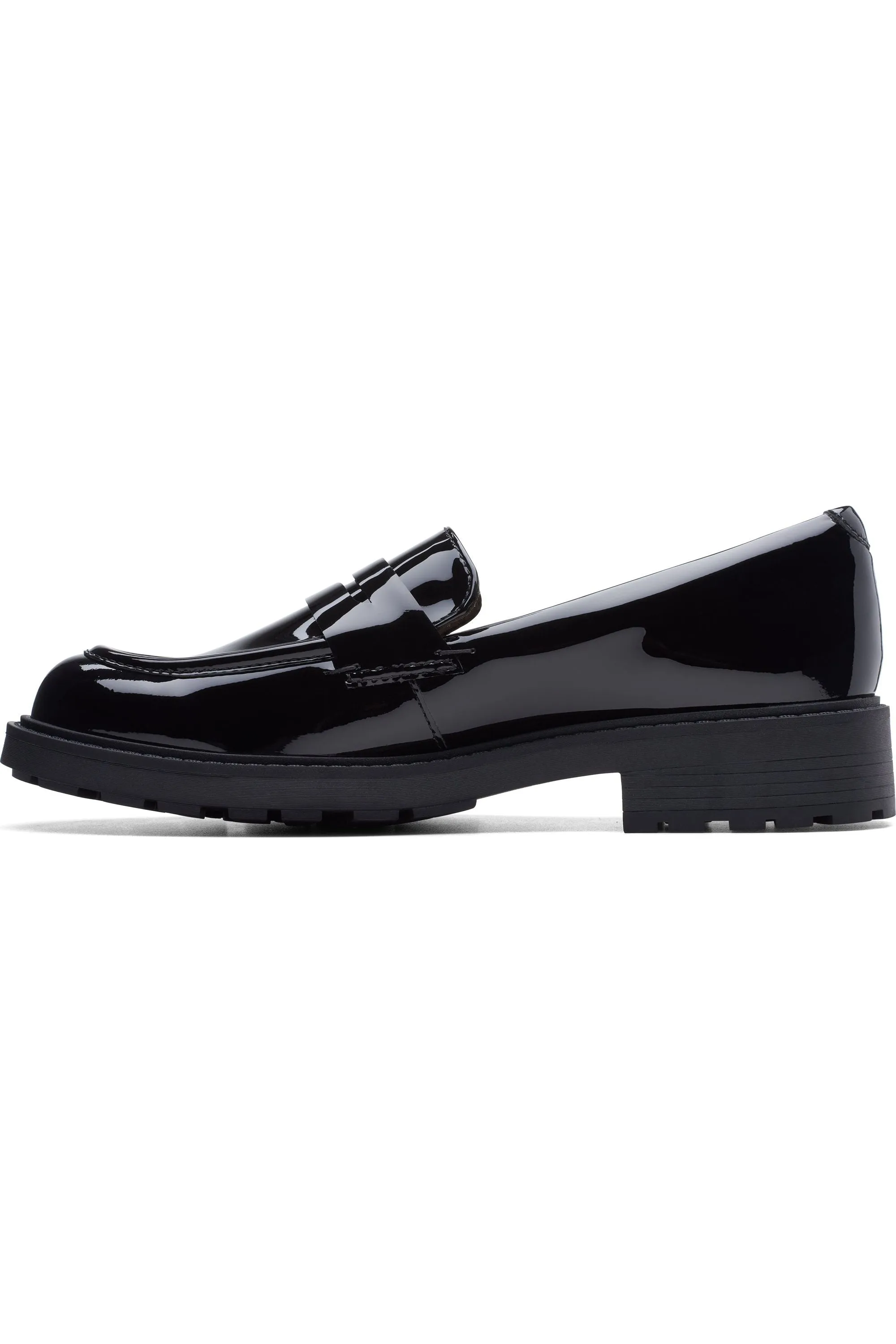 Clarks Orinoco2 Penny in Black patent