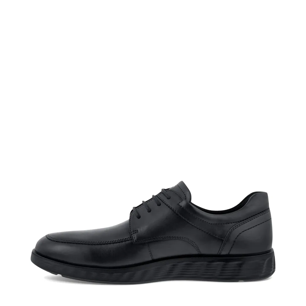 Ecco Men's S Lite Hybrid Apron Toe Leather Derby Shoe (Black)