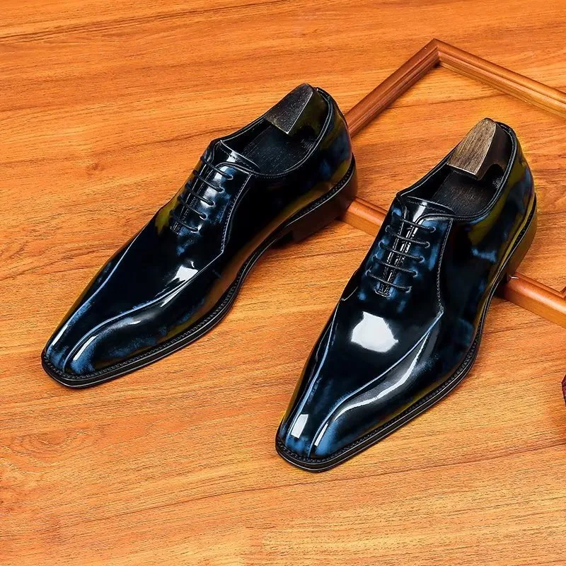 EleganLux Genuine Leather Oxford Dress Shoes