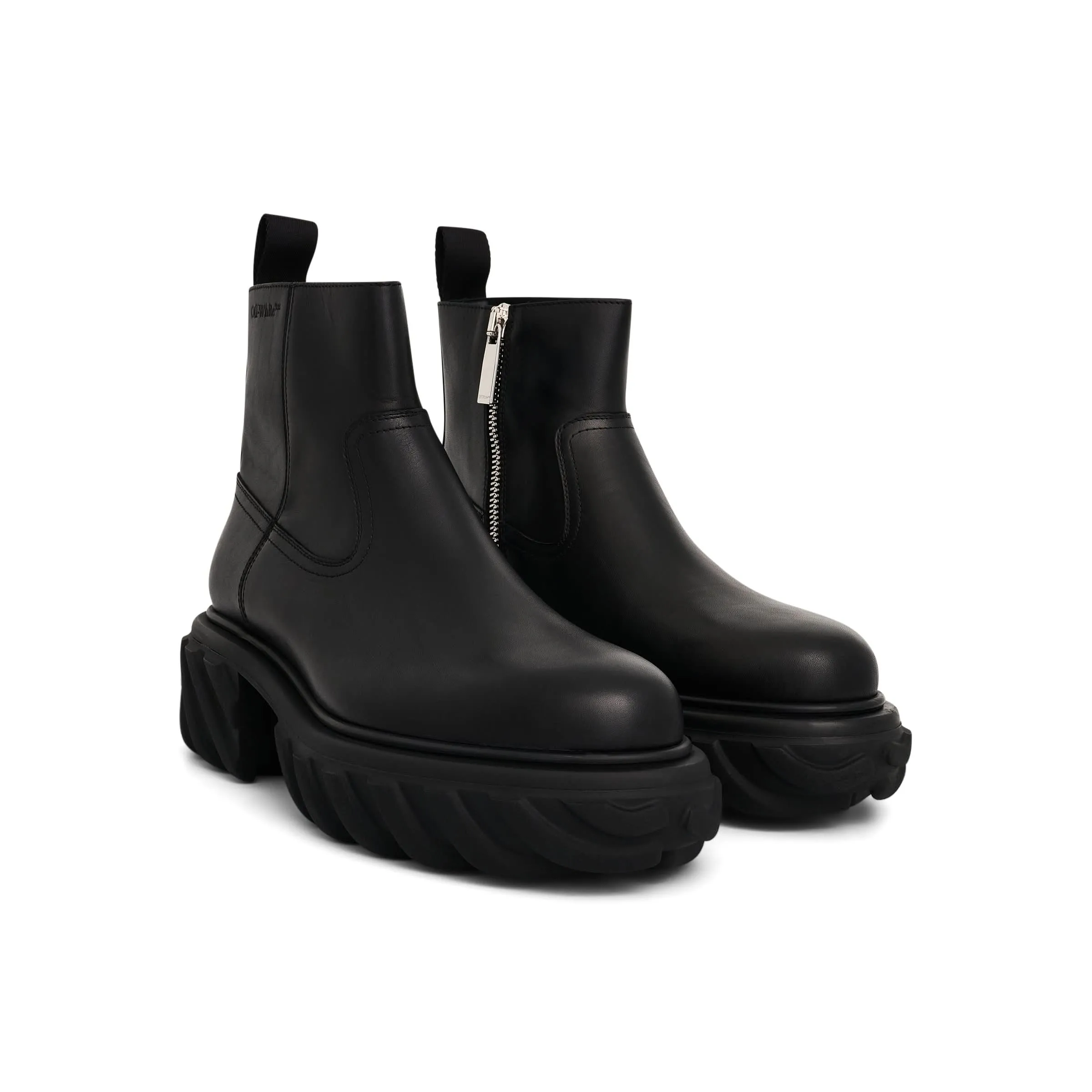 Exploration Motor Ankle Boot in Black