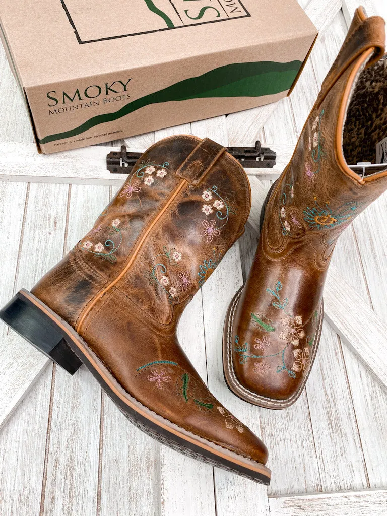 GIRL'S SMOKY MOUNTAIN FLORAL BOOTS