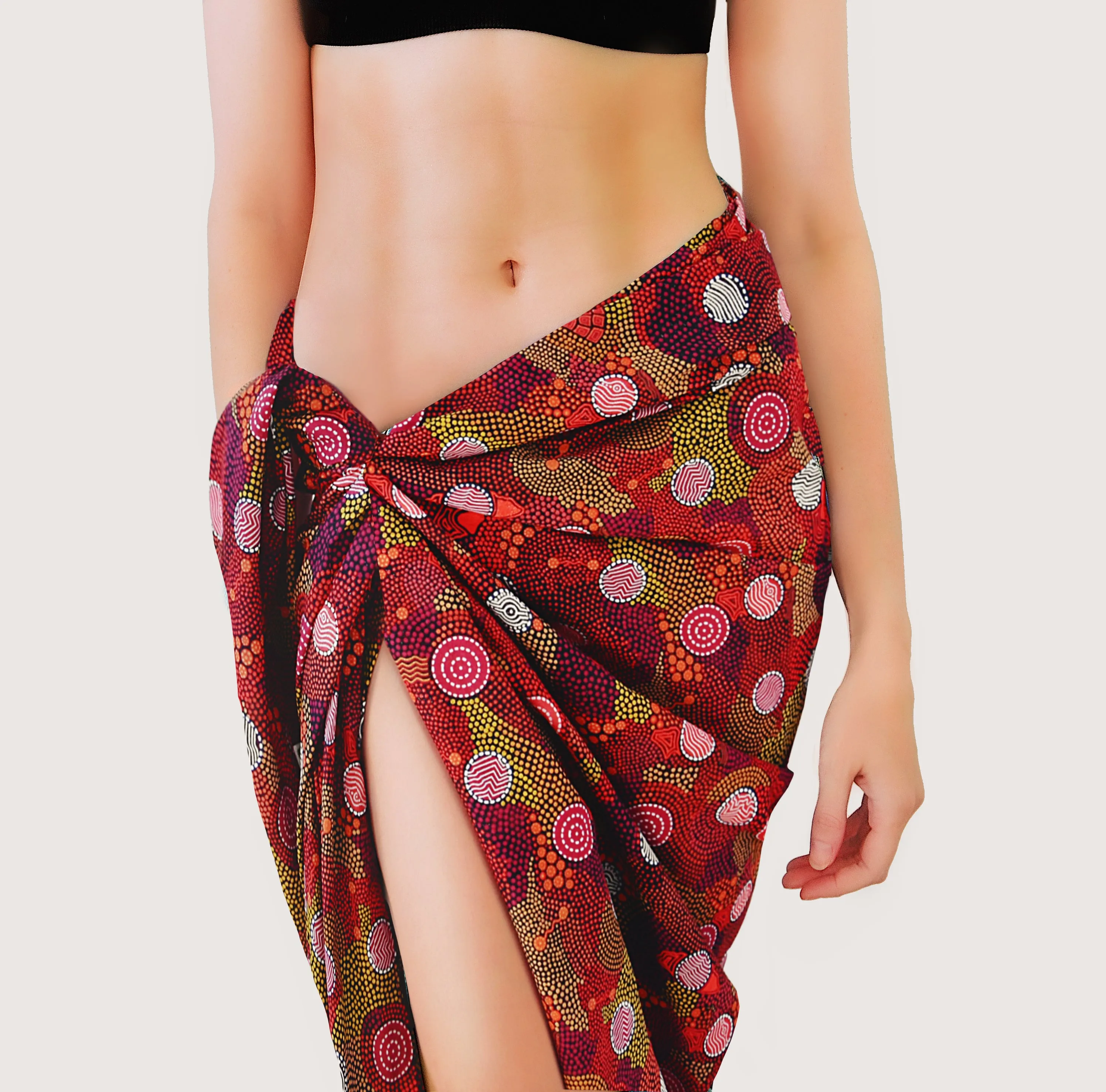 Homespun Cotton Sarongs featuring 11 designs by Aboriginal Artists