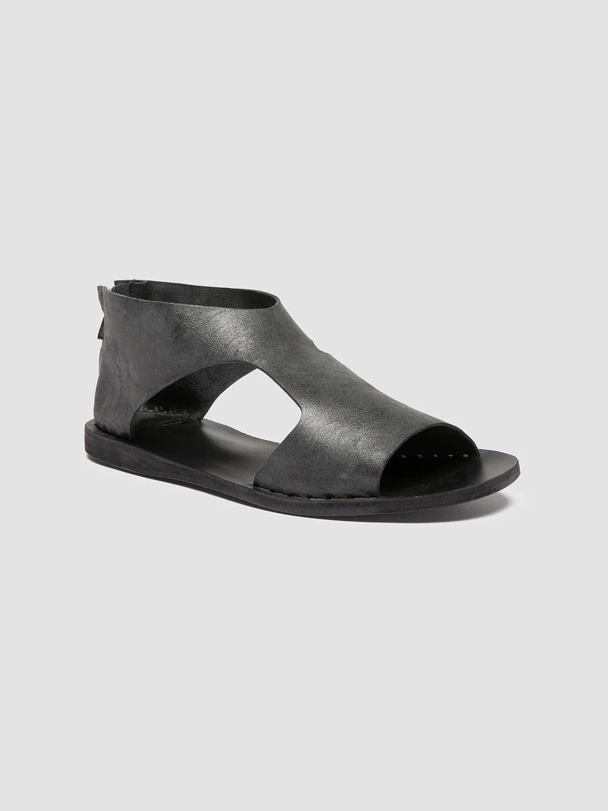 ITACA 047 - Black Leather Sandals