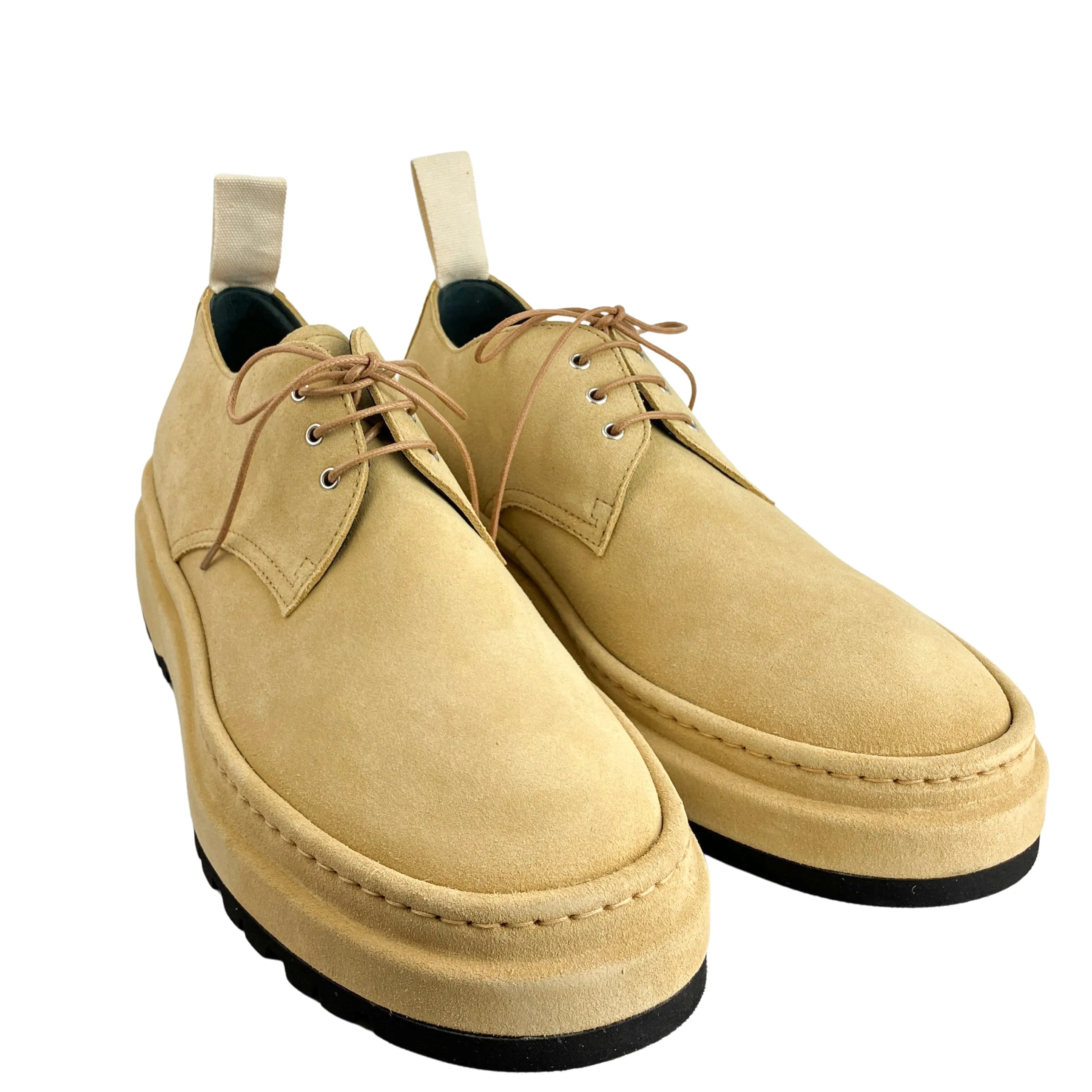 Jacquemus Les Derbies Pavane Shoes in Light Beige