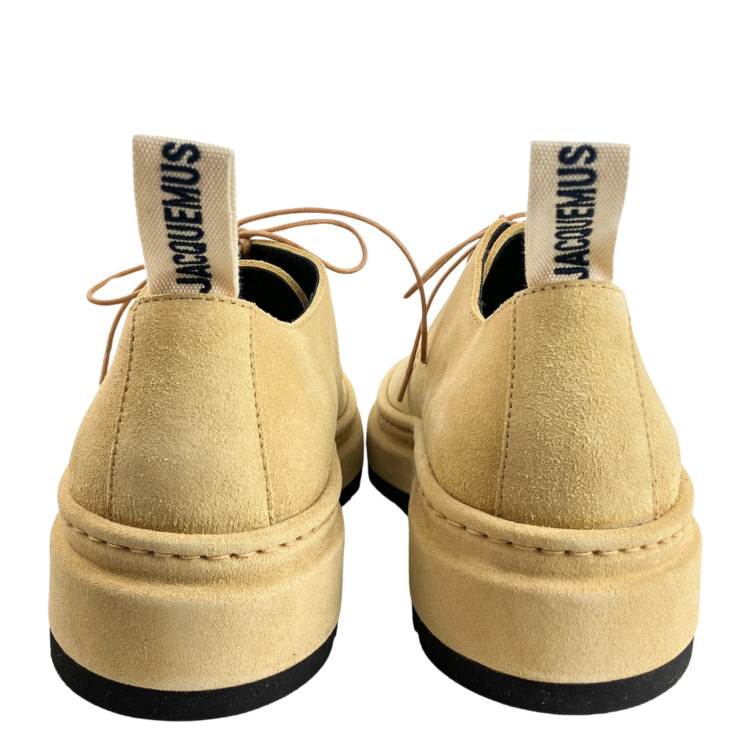 Jacquemus Les Derbies Pavane Shoes in Light Beige