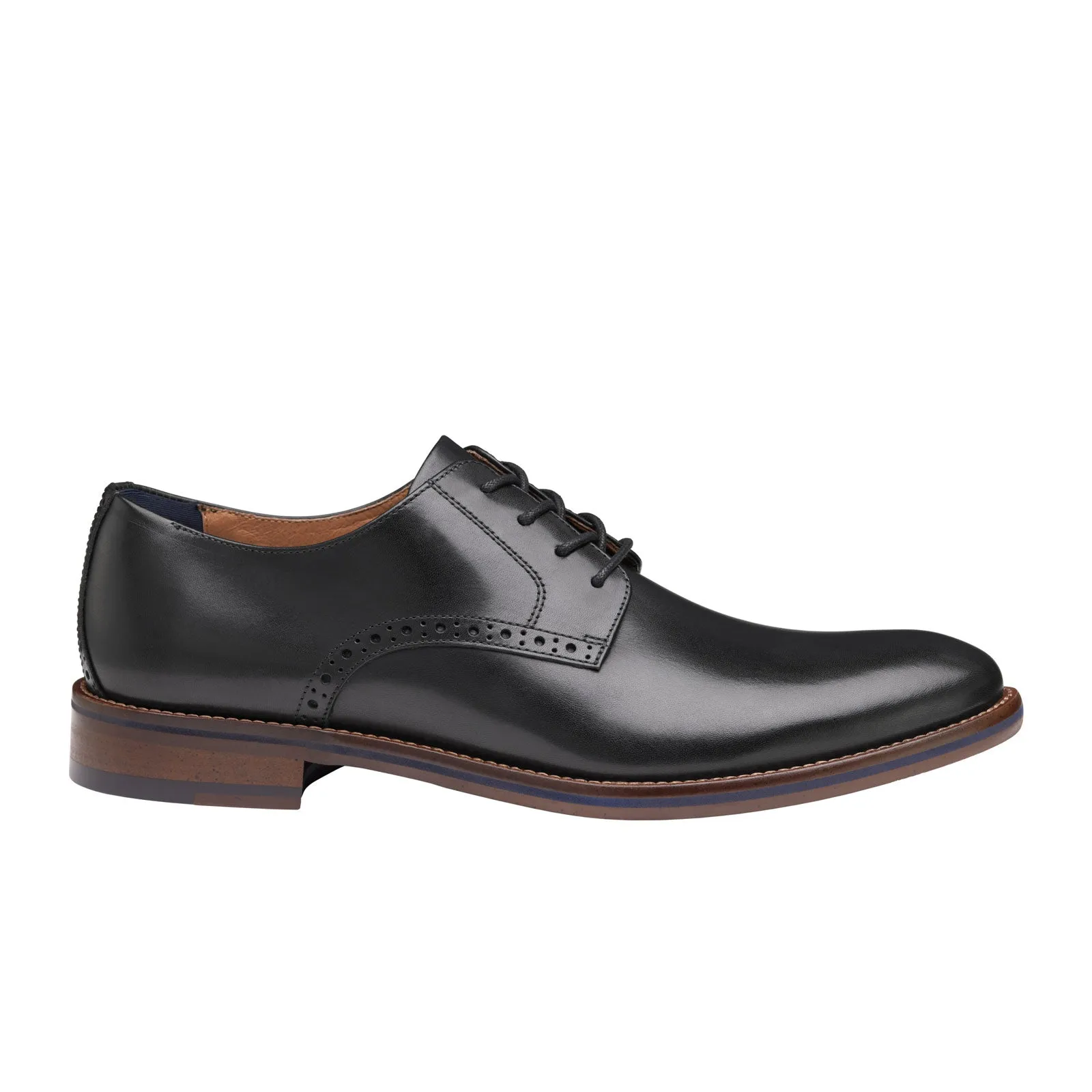 Johnston & Murphy Conard 2.0 Plain Toe Oxford (Men) - Black Full Grain