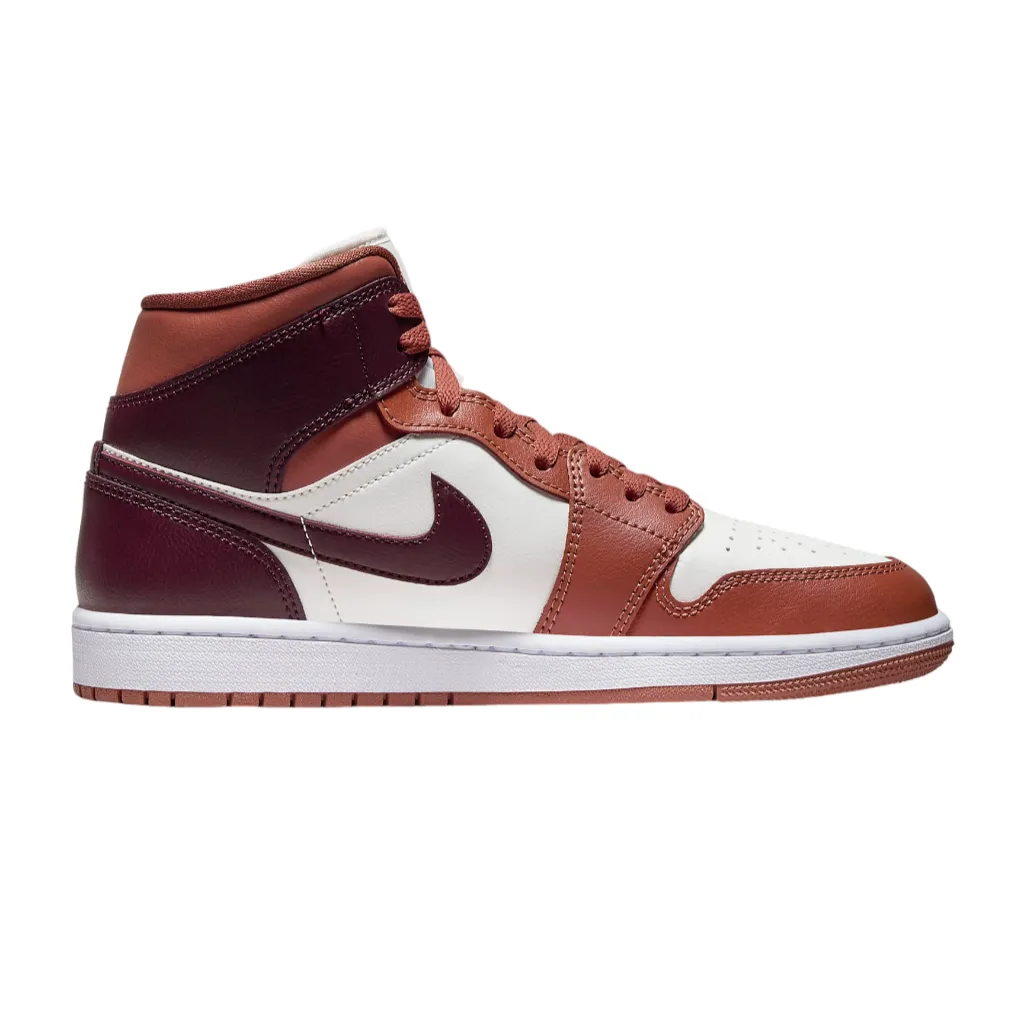 Jordan shoe sneakers for adults Air Jordan 1 Mid BQ6472 200 peach-white-brick