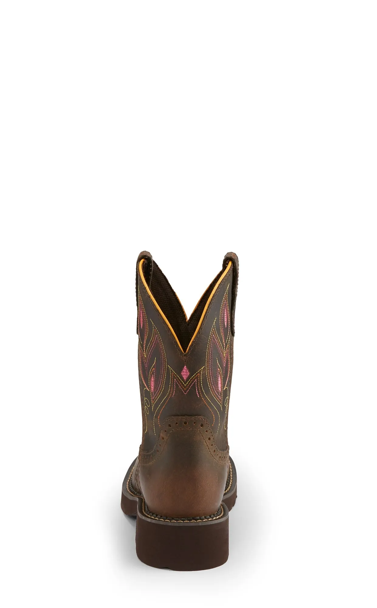 Justin 8in Womens Shetland Gemma Buffalo Cowboy Boots