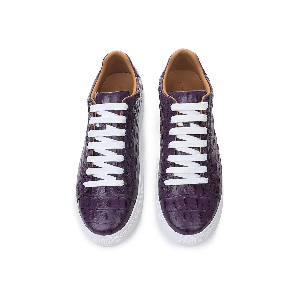 LuxeLeather Exotic Lace Up Shoes