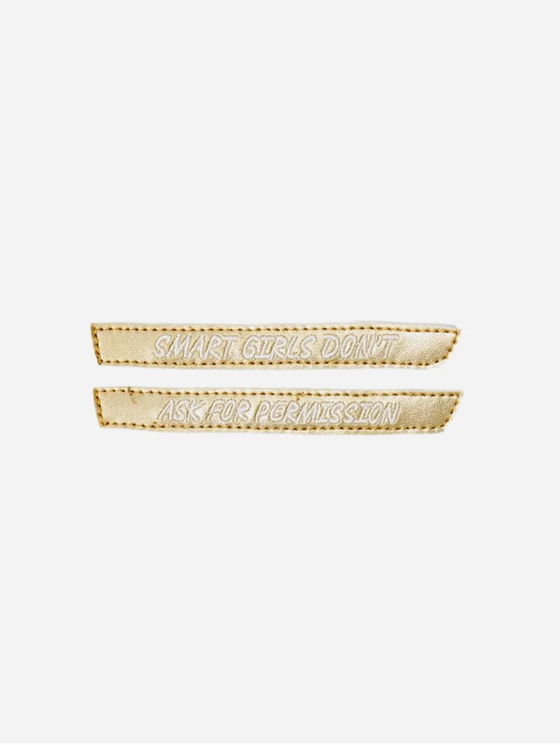 Master Mind Vegan Corn Leather Straps | Gold