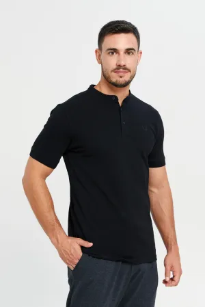 Men Black Polo Shirt