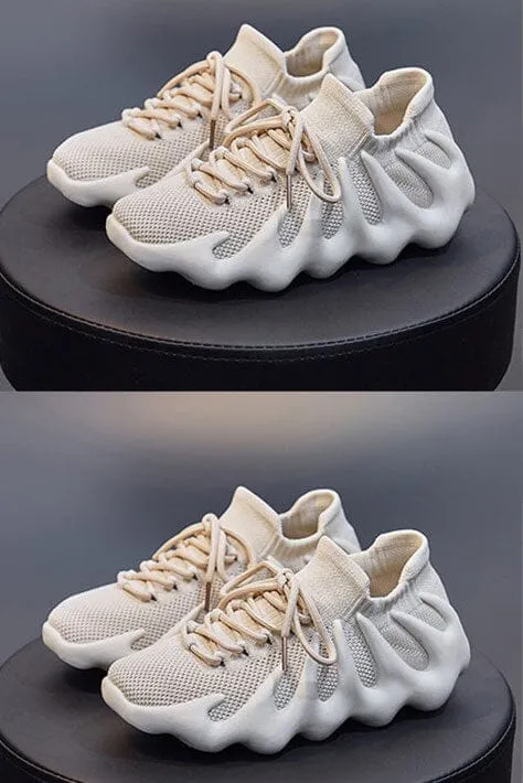 Men's Wave Sole Sneakers