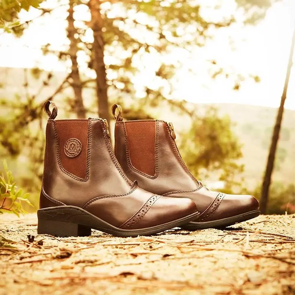 MOUNTAIN HORSE Aurora Zip Paddock Boots - Brown