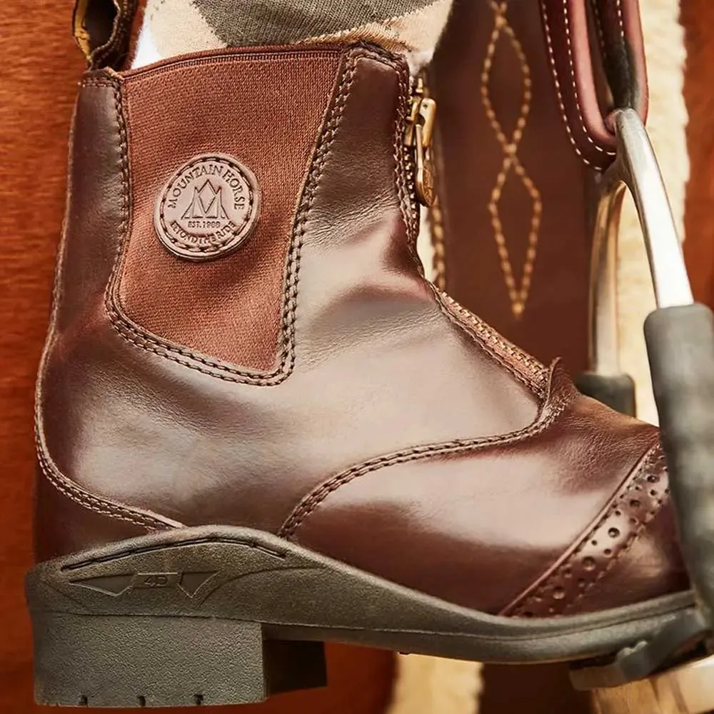 MOUNTAIN HORSE Aurora Zip Paddock Boots - Brown