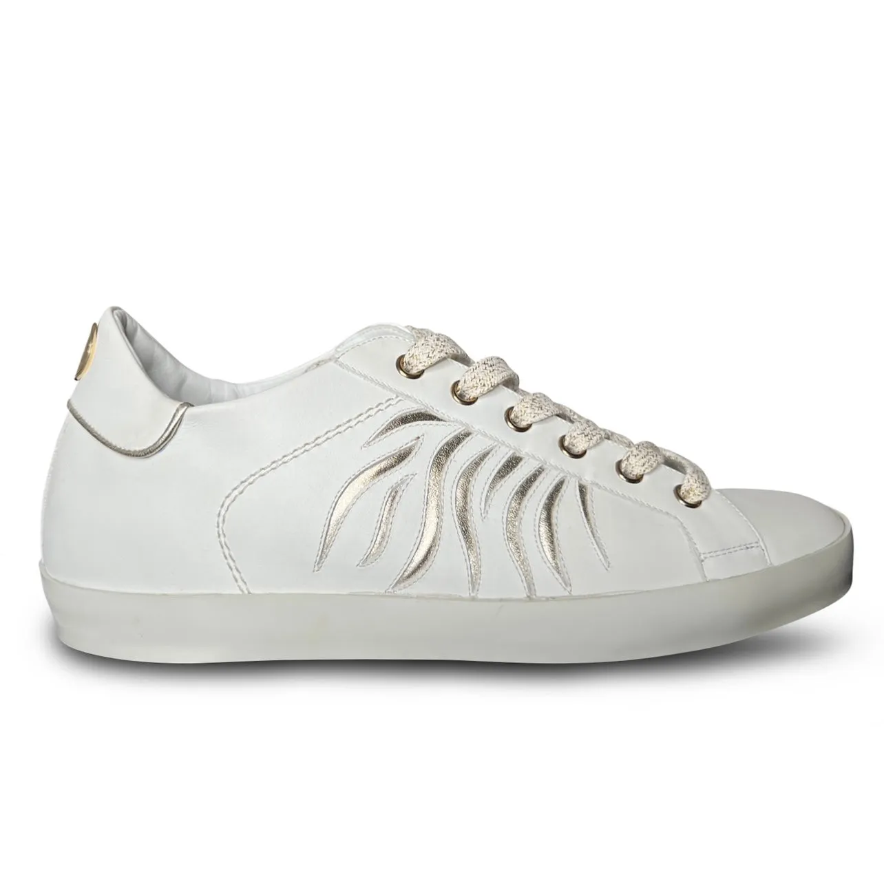 Nomad Sneaker - White and Gold