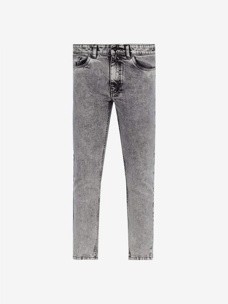 Nuon Charcoal Rodeo Carrot Fit Jeans