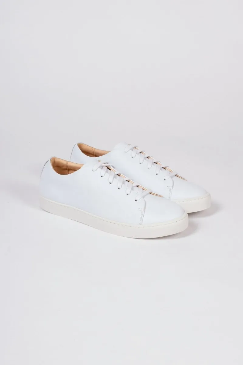 Oak Sneaker | White Leather