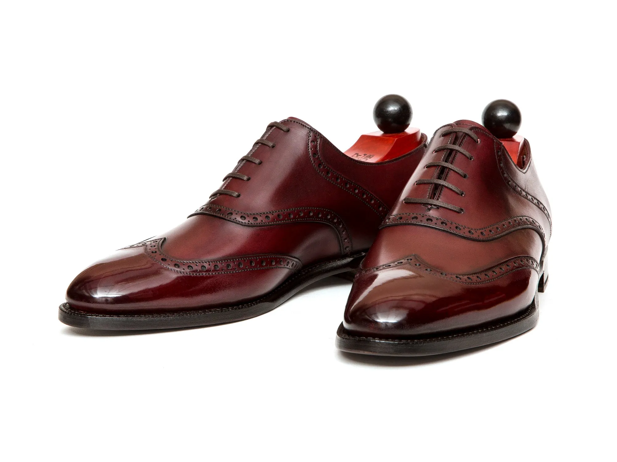 Phinney - MTO - Burgundy Calf - TMG Last - Single Leather Sole