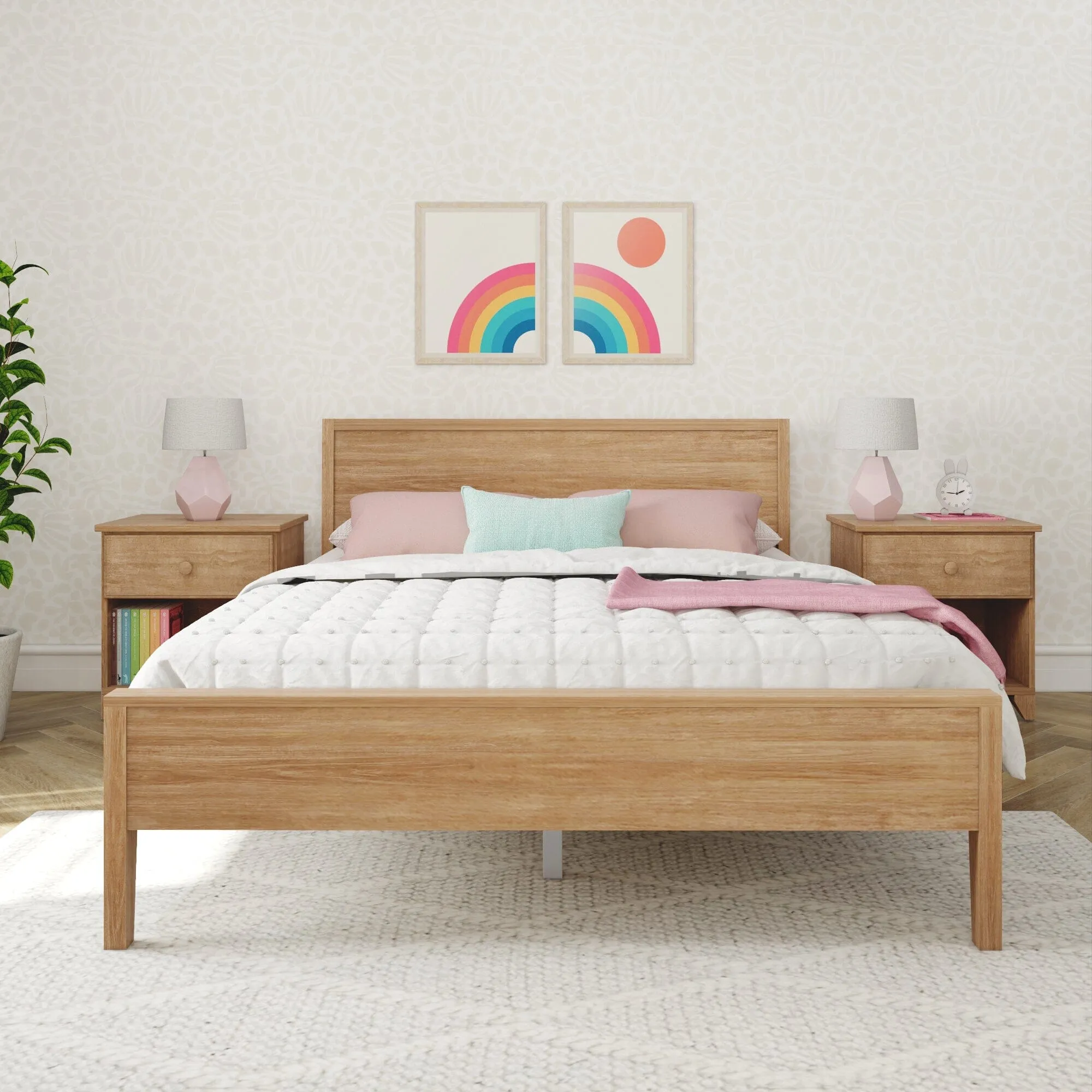 Queen Panel Bed