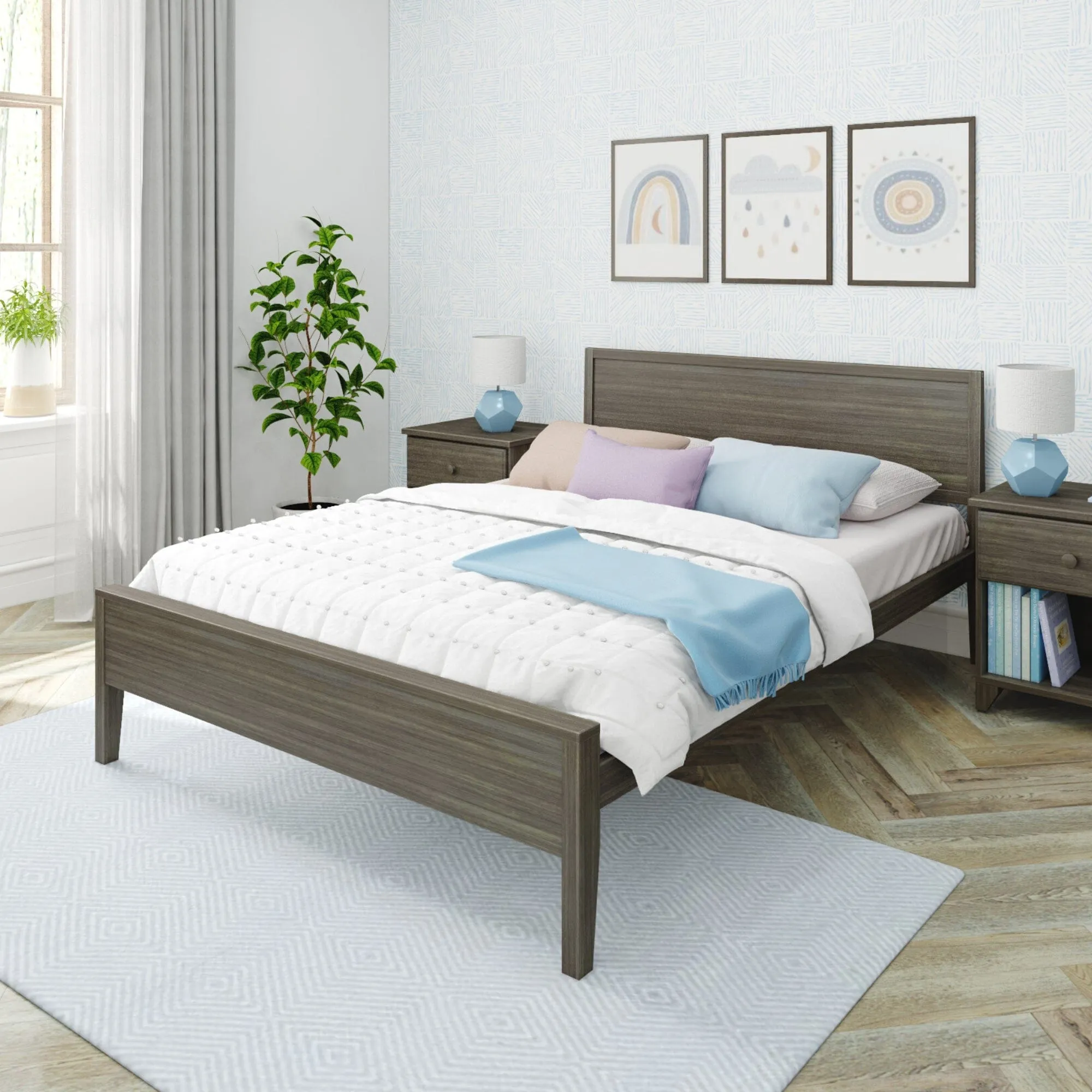 Queen Panel Bed