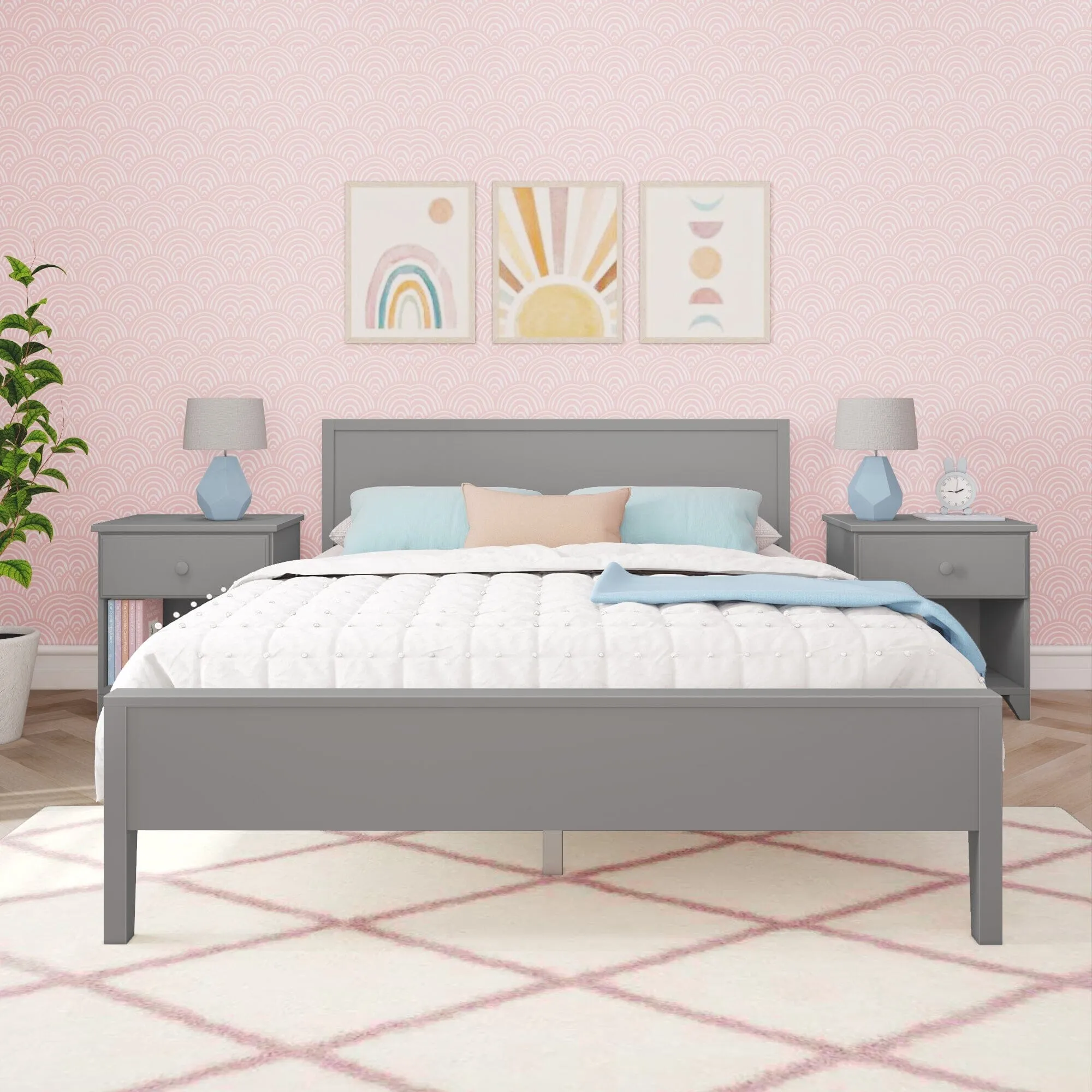 Queen Panel Bed