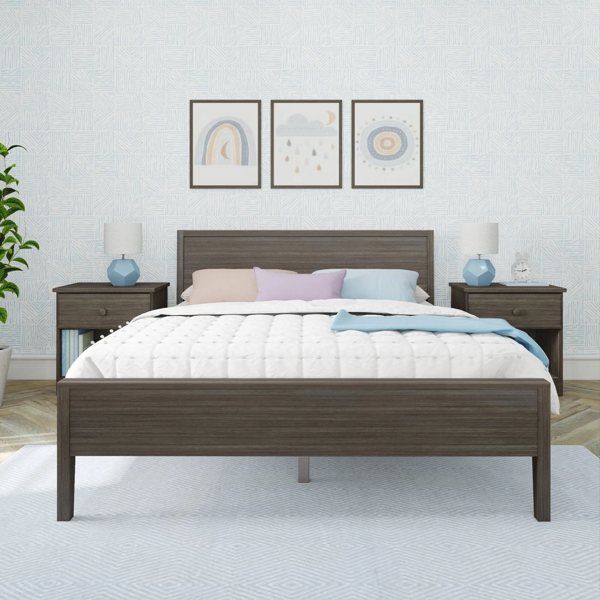 Queen Panel Bed