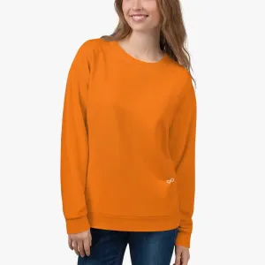 Recycled Fleece Sweatshirt Orange