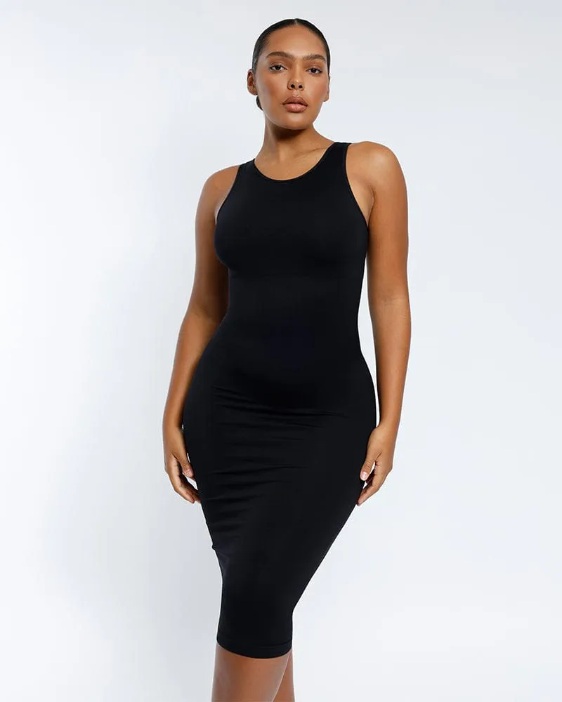 Seamless Eco-Friendly Shaping Dress with Large U-Back