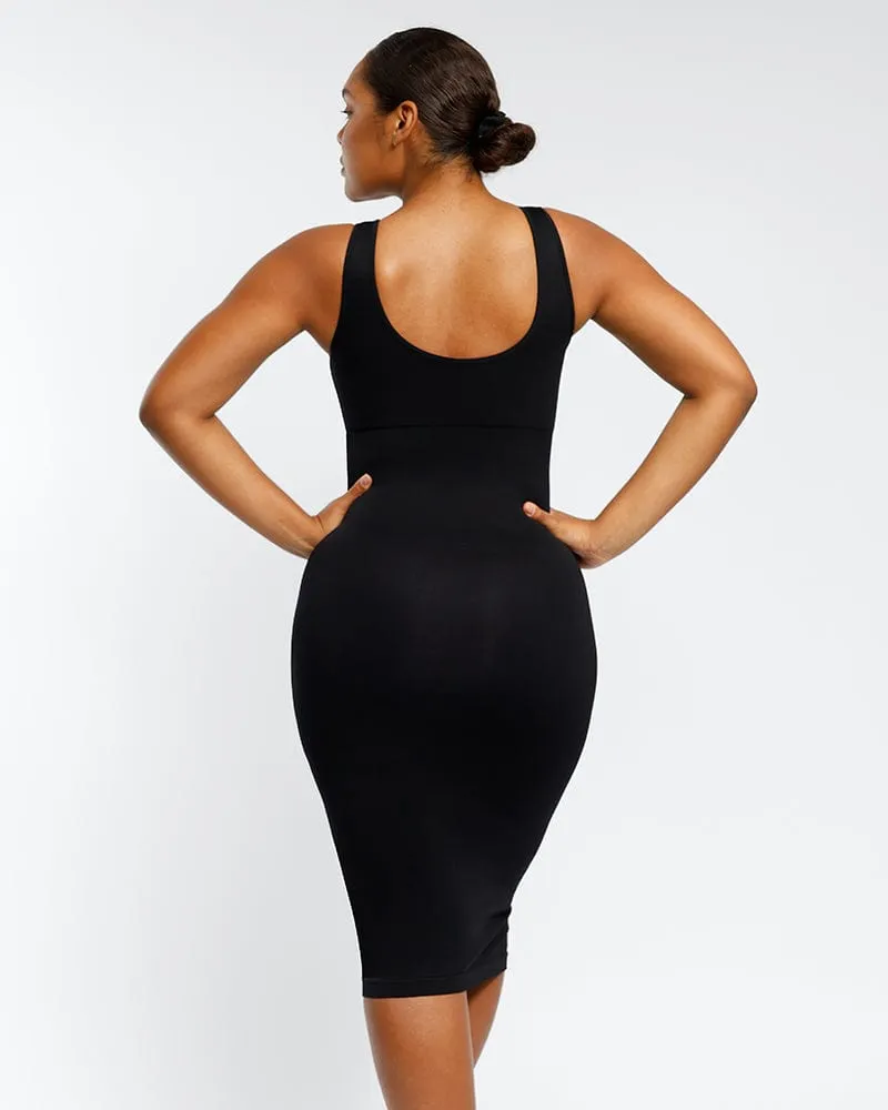 Seamless Eco-Friendly Shaping Dress with Large U-Back