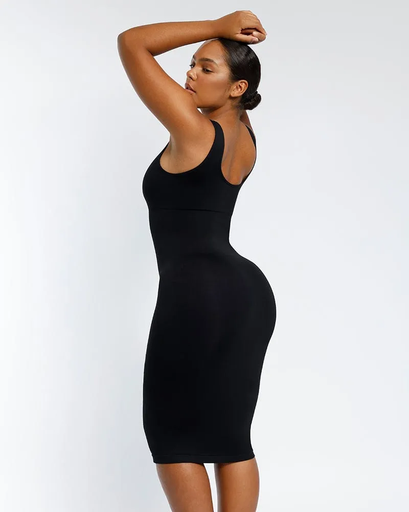 Seamless Eco-Friendly Shaping Dress with Large U-Back