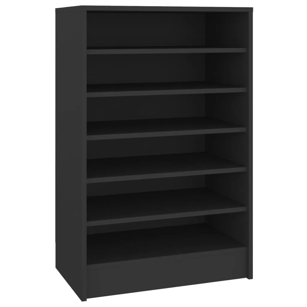 Shoe Cabinet Black 60x35x92 cm Engineered Wood