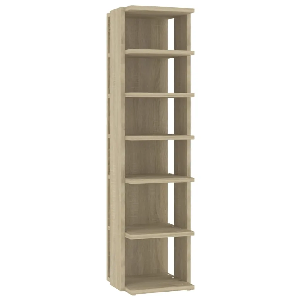 Shoe Cabinets 2 pcs Sonoma Oak 25x27x102 cm