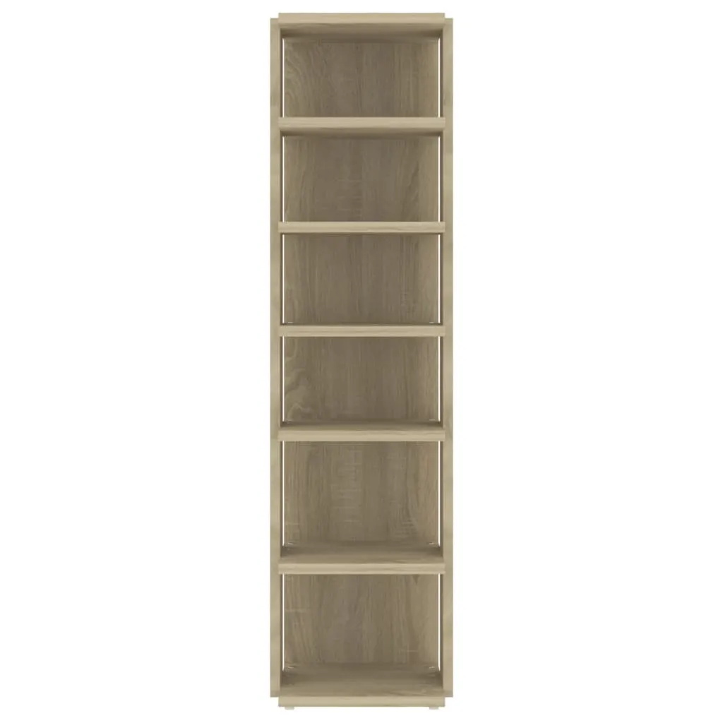 Shoe Cabinets 2 pcs Sonoma Oak 25x27x102 cm