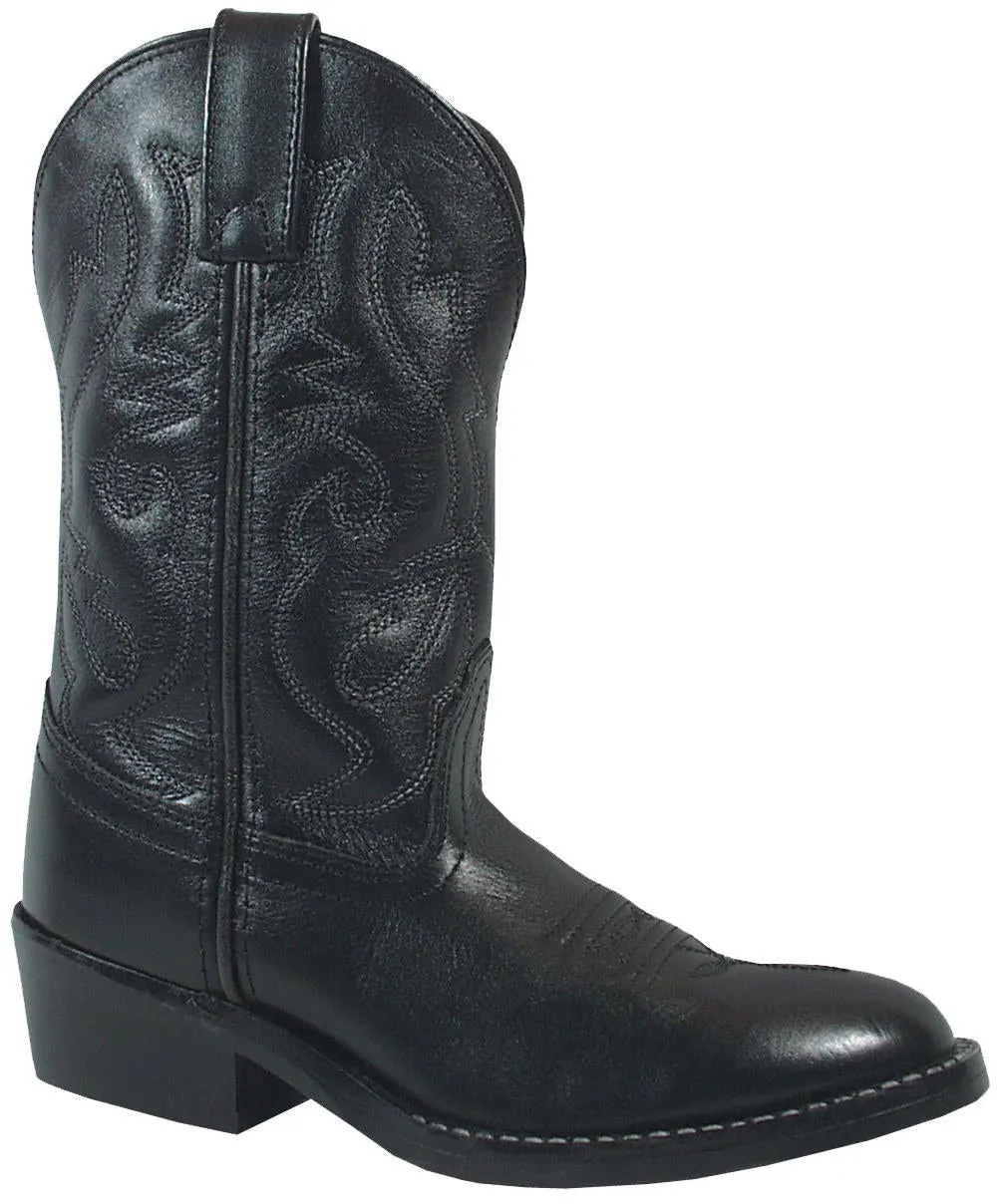 Smoky Mountain Boots Black Denver Western Boots for Youth