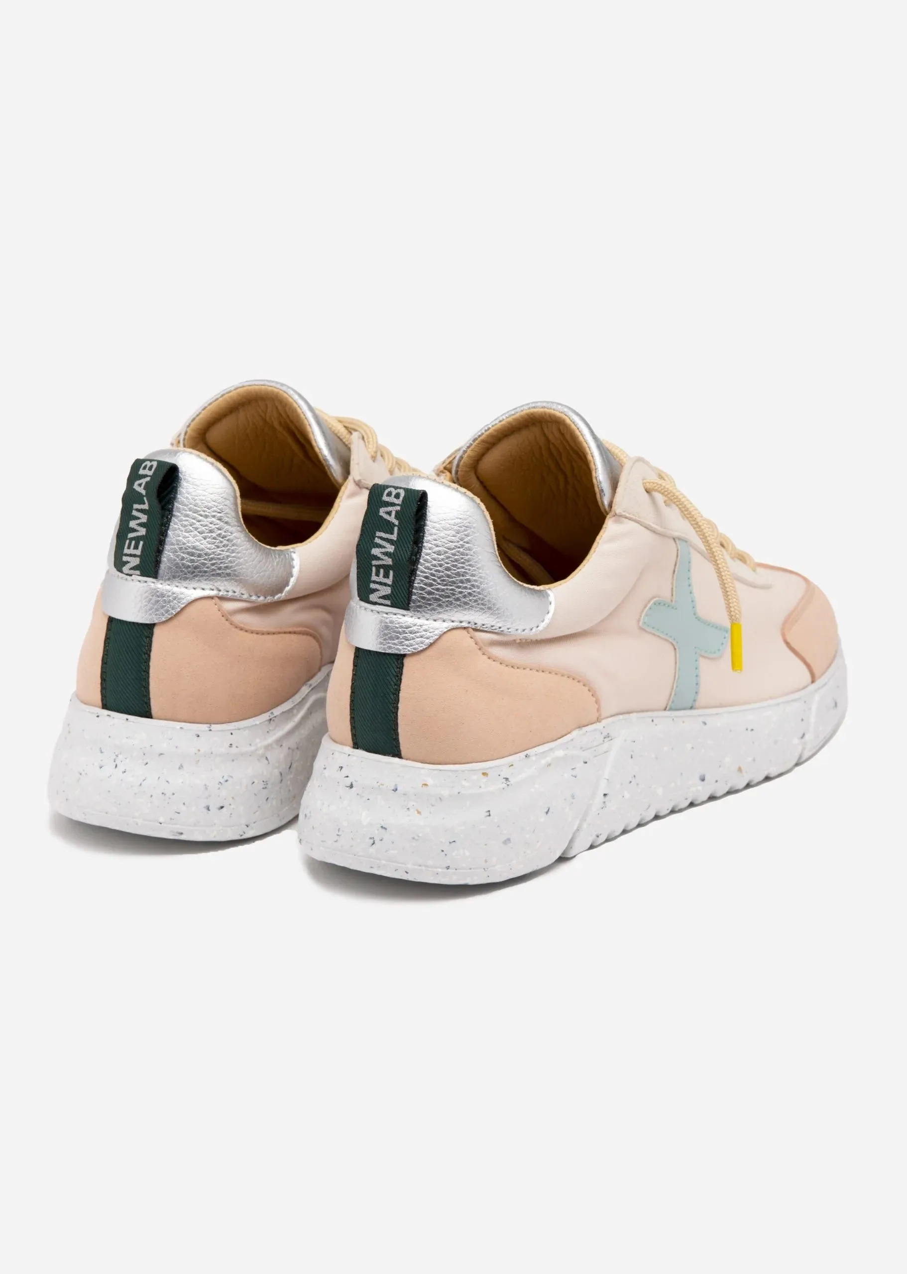 Sneakers Newlab VISION Nude/Silver - Sustainable