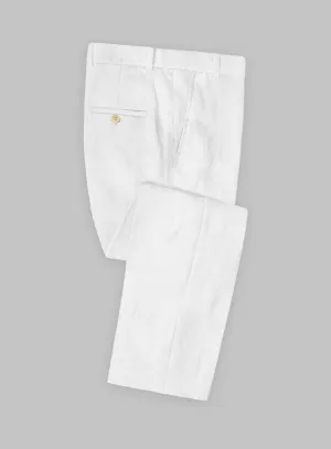 Solbiati White Linen Pants