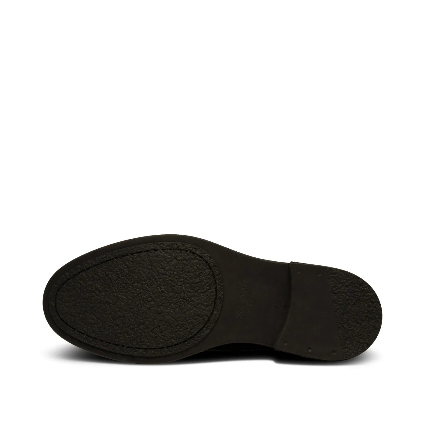 Stanley derby polido leather - BLACK