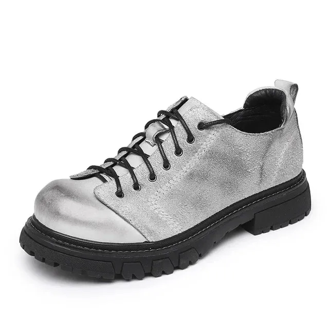 Suede Rubber Sole Casual Sneakers