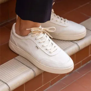 Sustainable vegan white sneaker by Orba