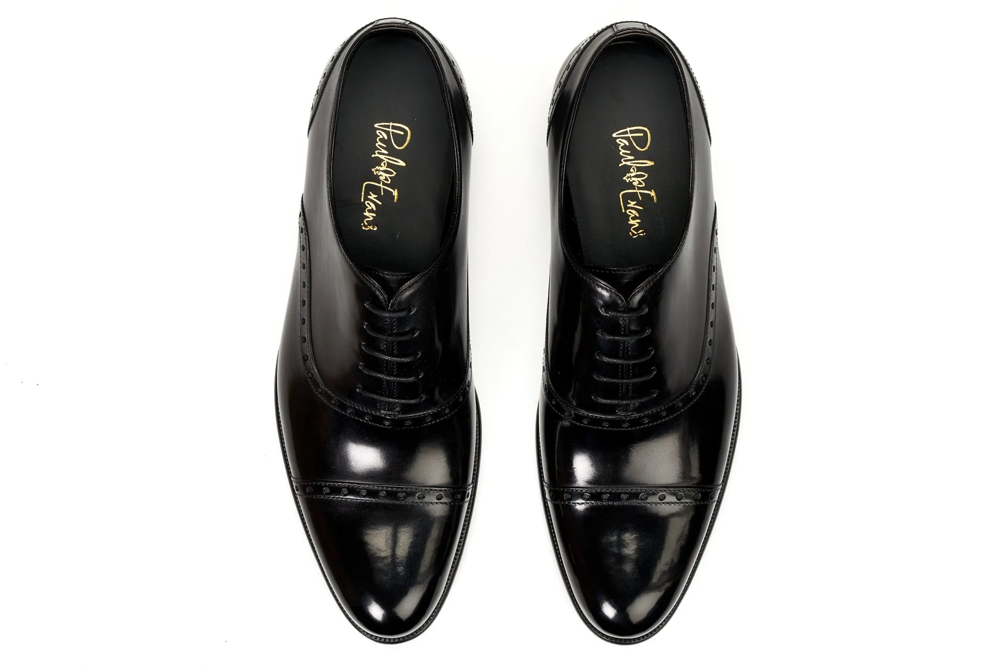 The Brando Semi-Brogue Oxford - Nero