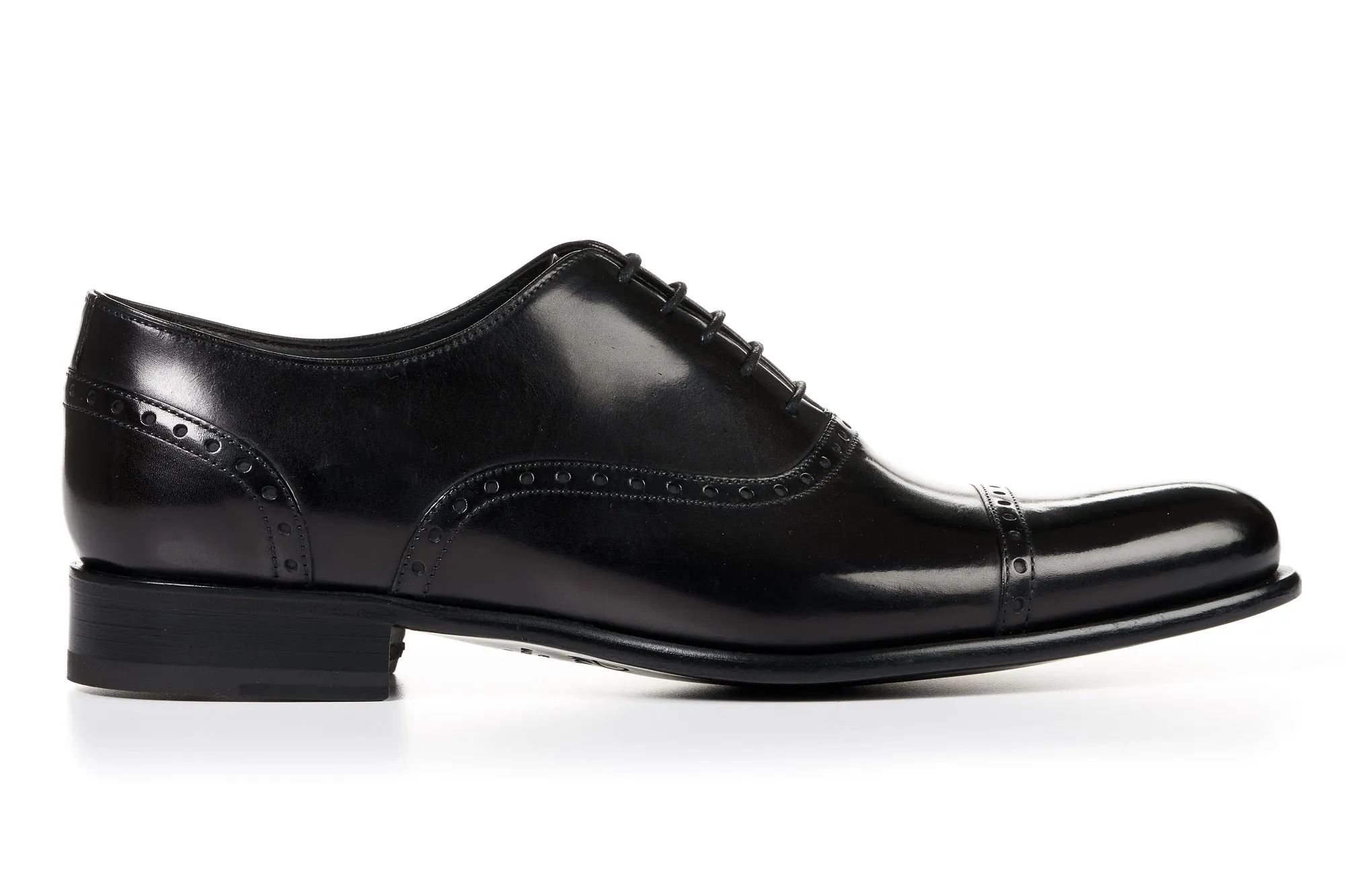 The Brando Semi-Brogue Oxford - Nero